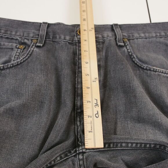 Rag & Bone RB 23X Jay Skinny Worn Rock Distressed Black Slub Jeans Mens Sz 33 - Picture 8 of 15
